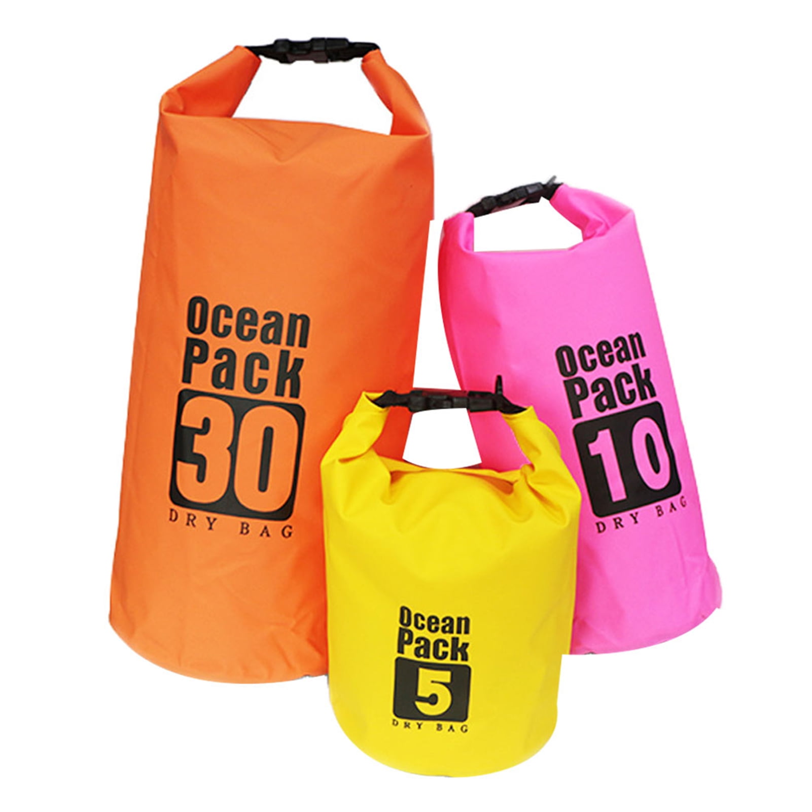 Water Floating Bag Outdoor Beach Waterproof Swimming Float Storage 10/15/20/30L 