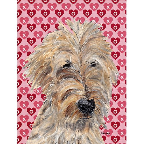 Caroline's Treasures Dalmatian Hearts Love and Valentine's Day House Vertical Flag