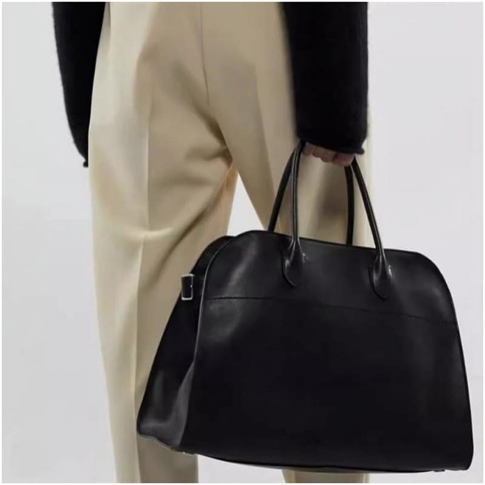 QIUYI Genuine Leather Tote Bag for Women Large Capacity Work Tote Top-handle Bag Vintage Hobo Handbag Casual Satchel Bag