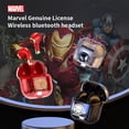 thumbnail image 2 of Marvel-Auriculares Bluetooth Ironman Raytheon Joint Name, transparente, Cool Gaming, Semi-in-ear Motion, reducción de ruido, regalos, 2 of 4