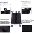 thumbnail image 4 of Tienda exterior fija Saco de arena Toldo Sombrilla Estable a prueba de viento Saco de arena Camping Piernas fijas Negro 1 pieza Electrónica, 4 of 4