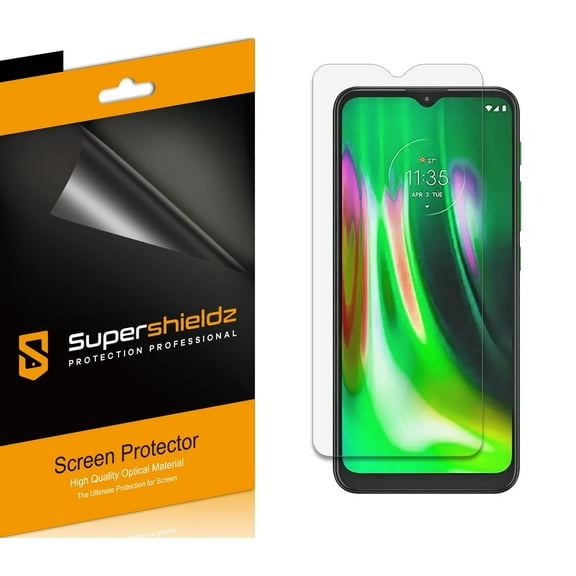 [6-Pack] Supershieldz for Motorola Moto G30 / Moto G50 Screen Protector, Anti-Bubble High Definition (HD) Clear Shield