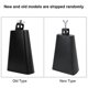 thumbnail image 3 of 7 Inch Black Metal Cowbell Cattle Bell Percussion Musical Instrument7 inch, 3 of 4