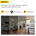 thumbnail image 2 of 4 Inch Square LED Retrofit Downlight (12 Pack), 11W 120V 750 Lumens, 5CCT Switchable 2700K-5000K ETL/ES/JA8 T24 Compliant, White Trim, 2 of 6