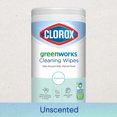 thumbnail image 3 of Clorox® Green Works® Cleaning Wipes, Unscented, 75 Count, 3 of 9