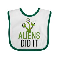 Inktastic Aliens Did It Boys or Girls Baby Bib