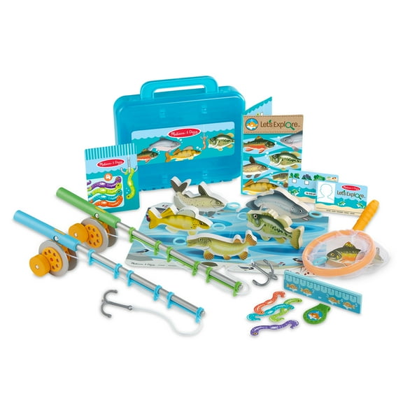 Melissa & Doug Let’s Explore 21-Piece Fishing Play Set - FSC Certified