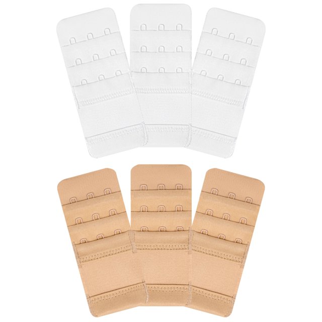 Wingslove Womens 6pcs-Pack Elastic Multi-Size Bra Extender Accessories Bra Band