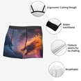 thumbnail image 3 of Kdxio Men's Boxer Briefs with Watercolor Sky Dragon Print - Comfortable and Breathable Underwear for Everyday Wear, 3 of 5