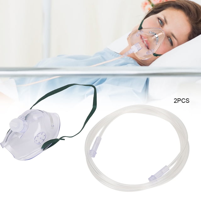 Protector Facial Desechable Para El Hogar, Mufla Bucal De Oxígeno Ajustada Con TubeAdult