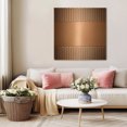 thumbnail image 5 of Brown Abstract Wall Art Painting on Canvas, Modern Minimalist Geometric Canvas Art Home Prints Wall Art Framed Modern Artwork for Living Room Bedroom Wall Decor 20x20in, 5 of 9
