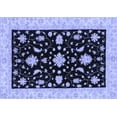 thumbnail image 1 of Ahgly Company Indoor Rectangle Oriental Blue Traditional Area Rugs, 5' x 7', 1 of 4