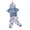 Blue, variant on Baby Boys USA Flag Romper Outfits "My First 4th Of July" Baby Short Sleeve Long Pants 3-Pieces Clothes Set With Hat 0-12M