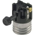 thumbnail image 2 of Leviton 07090-00M Aluminum Incandescent Medium Base 3-Way Turn Knob Socket, 2 of 2