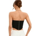 thumbnail image 6 of SAYFUT Strapless Corset Fashion Party Boned Bustier Tube Crop Top Push Up Cute Outfits for Women Going Out Underbust Corset Bustier, 6 of 8