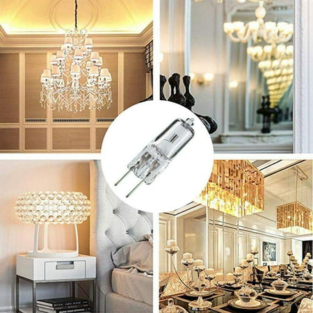 Clerance! PawCasa 4x 50W 12V Halogen G635 Dimmable Clear Capsule Light With A6C Stop X8V