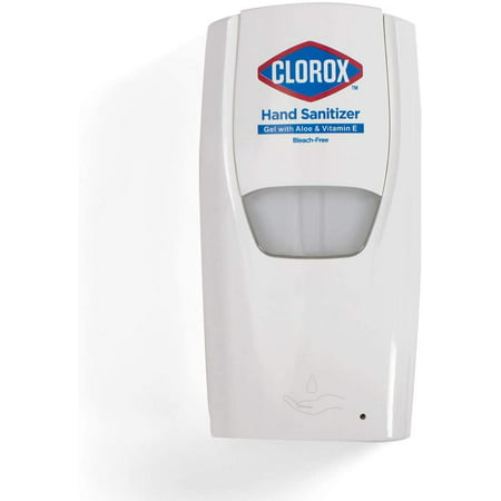 Clorox - Commercial Solutions Automatic Hand Sanitizer Gel Dispenser Wall Mount 1000mL Touchless Hand Sanitizer Gel Bleach-Free Solution for Office & Commercial Use