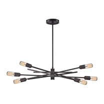 Elk Home 31-Inch Wide Xenia Chandelier, Modern, Oil Rubbed Bronze