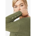 thumbnail image 3 of ellos Women's Plus Size Boatneck Sweater Tunic - 18/20, Navy, 3 of 3