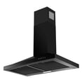 thumbnail image 2 of Campana extractora SNDOAS GD1760BPA de 24 pulgadas negra sin ductos con LED, 2 of 8