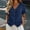 Navy, variant on Womens Cotton Linen Button Down Shirts,short Sleeve Lightweight Linen Blouses for Women Womens Summer Tops Beach Vacation Tshirts Loose Fit Tee Shirt Women Summer Linen Tops,Black,L