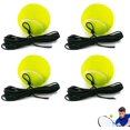 thumbnail image 1 of pieces - Tennis balls - Tennis balls with string - Self-learning tennis practice materials - Ball training equipment - Suitable for training and practicing tennis (yellow), 1 of 6