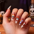 thumbnail image 5 of 3pcs Cartoon Nail Stamping Plates Spooky Vial Nail Art Templates Gothic Style Stainless Steel Image Plate Art Stencils with Tool, 5 of 9
