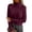 03-Wine Red, variant on Turtleneck Sweaters for Women Long Sleeve Tops | 2026 Fall Winter Fashion Clothes, Office Work Daily Wear Dressy Casual Outfits, Soft Knitted Ribbed Button-Cuff Pullover Top