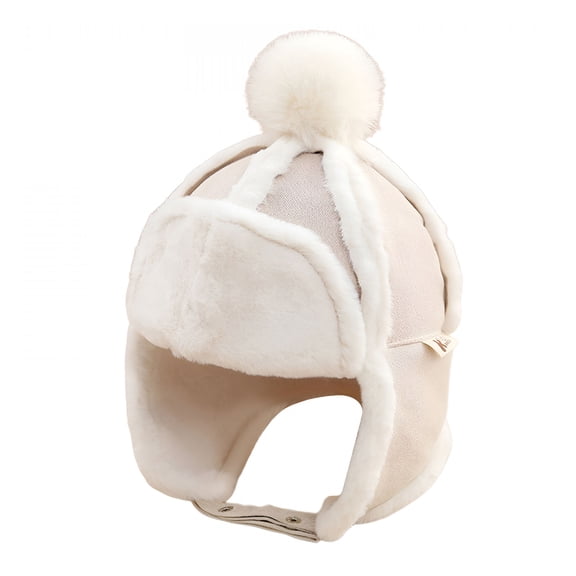 TELOLY Baby Winter Hat Soft Warm Knitted Cute Boys Girls Soft Dailywear, Baby Girl Hats, 8-24 Months
