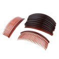 thumbnail image 6 of Pack of 12 Pieces of Plain Large Plastic Hair Combs Slides Hair , Red brown, Red brown, 6 of 8