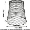 thumbnail image 5 of Nvzi 1 cubierta protectora de plantas,cubierta tipo cúpula, utilizada para canasta de protección de alambre para plantas, con jaula para plantas con estaca de madera para jardín (negra), 5 of 5