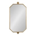 thumbnail image 6 of Kate and Laurel Darbridge Traditional Octagon Pivot Mirror, 24 x 47, Antique Gold, Vintage Adjustable Bathroom Wall Mirror for Use Horizontally or Vertically, 6 of 9