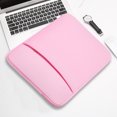 thumbnail image 4 of Bolsa portátil a prueba de golpes para ordenador portátil, funda de transporte con cremallera de ocio, organizador multifunción para teléfono Juegos de teclado y mouse para computadora rosa, 4 of 6