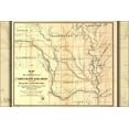 thumbnail image 1 of 24"x36" Gallery Poster, Map of survey for Union Pacific RailRoad 1865 p1, 1 of 1