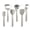 Taupe, variant on Calphalon Edge 6 Piece Stainless Steel Kitchen Tool Set- Navy Blue