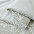 thumbnail image 6 of Lush Decor Willow Garden Restorative Gauze Jacquard Comforter 3 Piece Set Full/ Queen Sage - Botanical Bedding Set - Leaf Print - Green Coastal Decor, 6 of 11