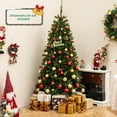 thumbnail image 4 of Costway 6 FT Artificial Christmas Tree with 680 Branch Tips, 700 Warm White LED Lights, 4 of 10