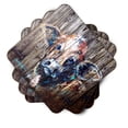 thumbnail image 2 of Carolines Treasures MW1043FC Cow Moo Shine Foam Coaster Set of 4 3 1/2 x 3 1/2 multicolor, 2 of 3