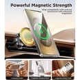 thumbnail image 2 of Dteck Magnetic Case Compatible with Samsung Galaxy S25+,Compatible with MagSafe Full Camera Protection Screen Protector Shockproof Plating TPU Clear Phone Cover for Galaxy S25 Plus,Silver, 2 of 8