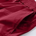 thumbnail image 6 of EOYWHK Mens Work Shorts Casual Quick Dry Elastic Waist Drawstring Athletic Shorts Soft Lightweight Breathable Activewear for Men Red, Size L, 6 of 9