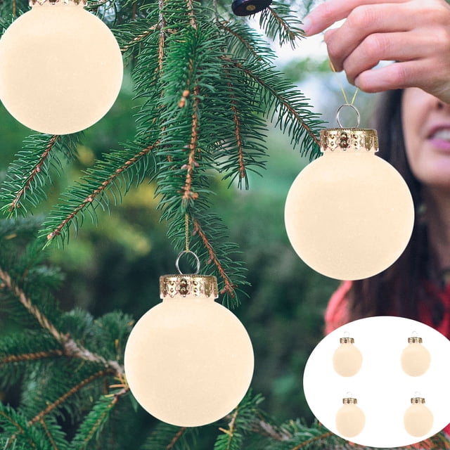 Fiudx Bolas Navideñas Flocadas, Diseño Vintage, Textura de Terciopelo Suave, Fáciles de Colgar, Decoración Navideña Versátil, Decoración para Sala de Estar o Árbol, Juego de 12, 4 Pulgadas