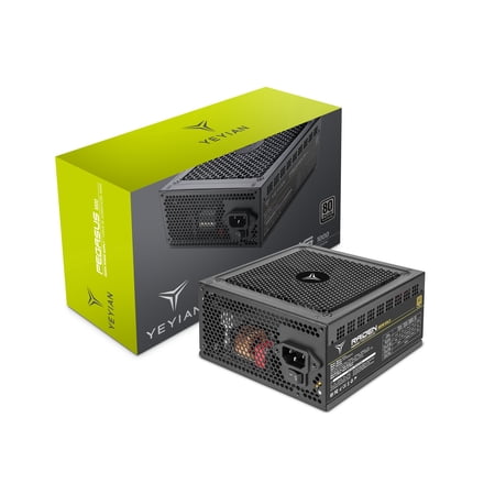 YEYIAN Pegasus 1000W Power Supply 80 Plus Gold Fully Modular ATX 3.0 PCIe Gen 5 Ready PSU - YFP-1K031-011
