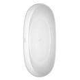thumbnail image 4 of Rebecca 70 Inch Freestanding Bathtub in White with Shiny White Drain and Overflow Trim, 4 of 8