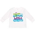thumbnail image 3 of Inktastic My Daddy is the World’s Best Math Teacher Boys or Girls Long Sleeve Toddler T-Shirt, 3 of 5