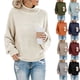 thumbnail image 3 of Suéteres de cuello alto de manga larga para mujer 2023 y2k, jersey holgado de color sólido, tops de talla grande, suéter de punto de cuello alto, ropa de mujer, 3 of 5