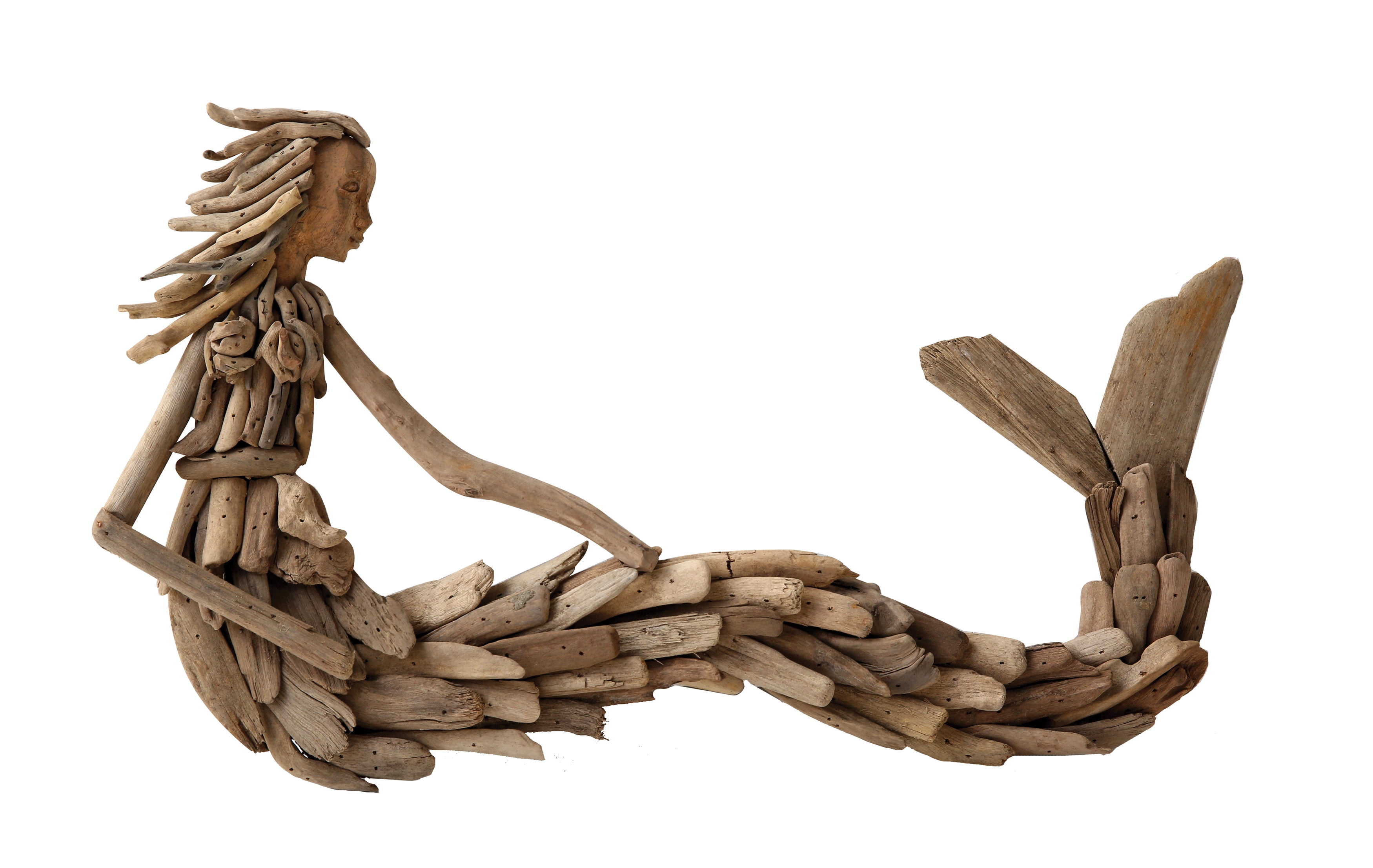 Driftwood Mermaid Wall Décor