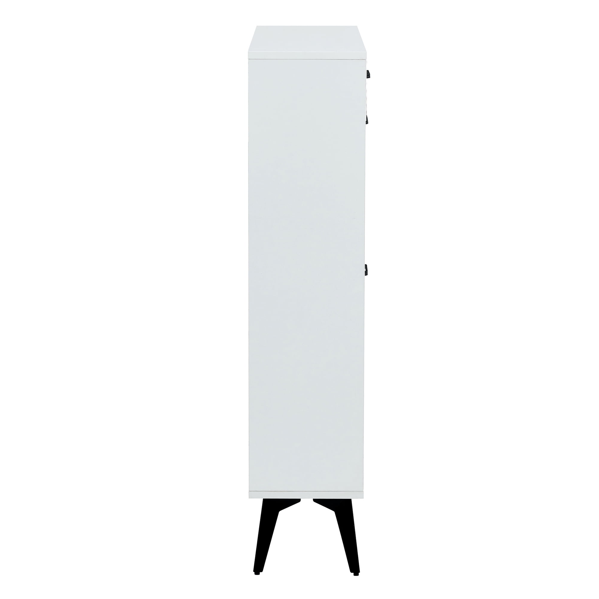 Kadyn 43.30"H White Shoe Storage Cabinet, Freestanding Shoe Rack Shoe Cupboard Organizer for Entryway with Metal Leg Kadyn 43.30"H White Shoe Storage Cabinet, Freestanding Shoe Rack Shoe Cupboard Organizer for Entryway with Metal Leg
