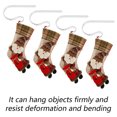thumbnail image 4 of Soporte De Calcetín De Navidad Ganchos Para Colgar En La Chimenea Gancho De Calcetín De Metal Ajustable Para Suministros De Decoración De Navidad Para Fiestas 4 Uds Yuarrent HA039064-00, 4 of 6