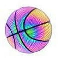thumbnail image 1 of Holographic Reflective Basketball PU Wear-Resistant Ball (Neon Lattice), 1 of 1