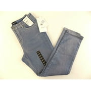 DKNY Jeans Women Metallic-Printed Skinny Jeans Light Blue Size 25 / 0